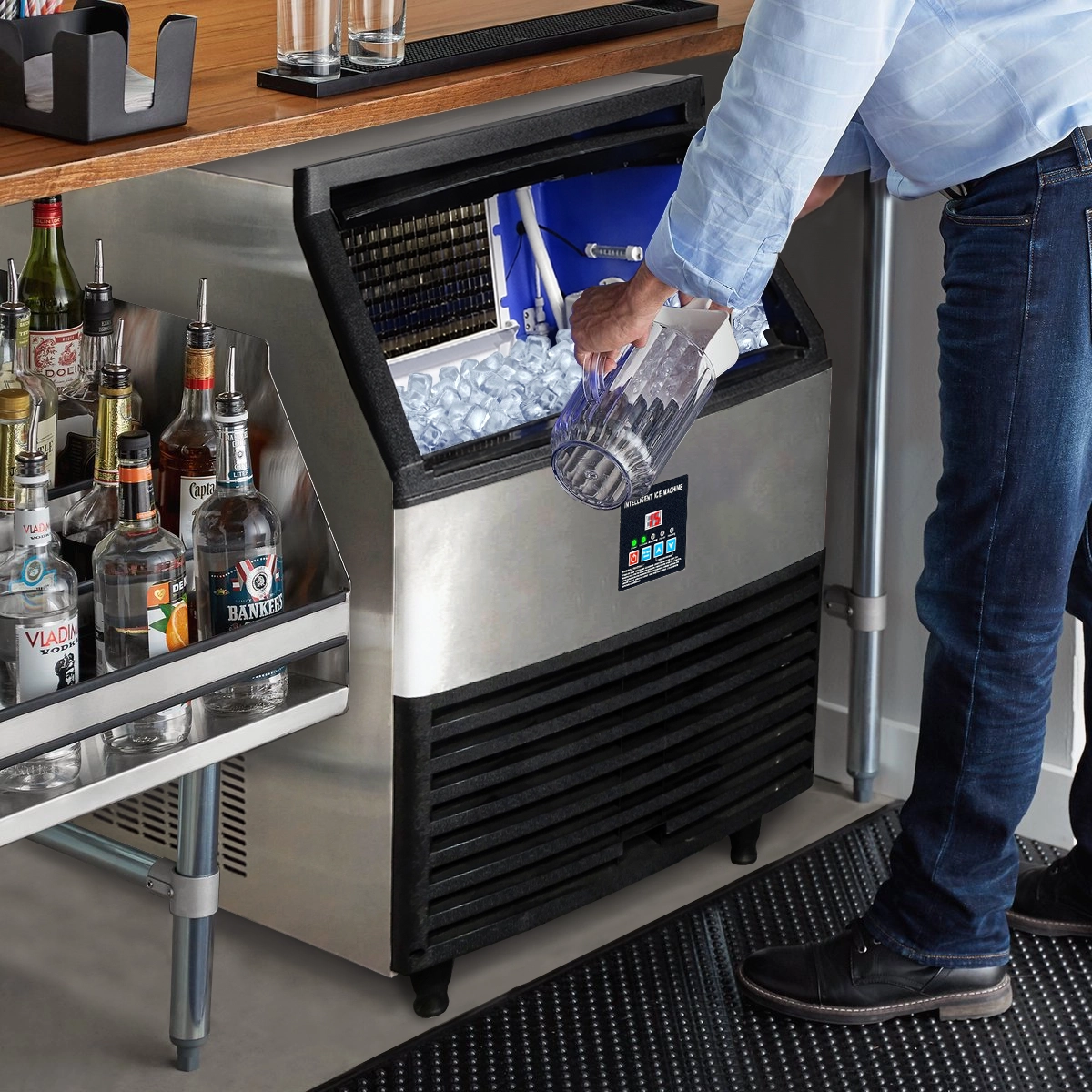 Fabricador de Hielo de 200Kg Mod. LV-FH200K AC110V - Imagen 3