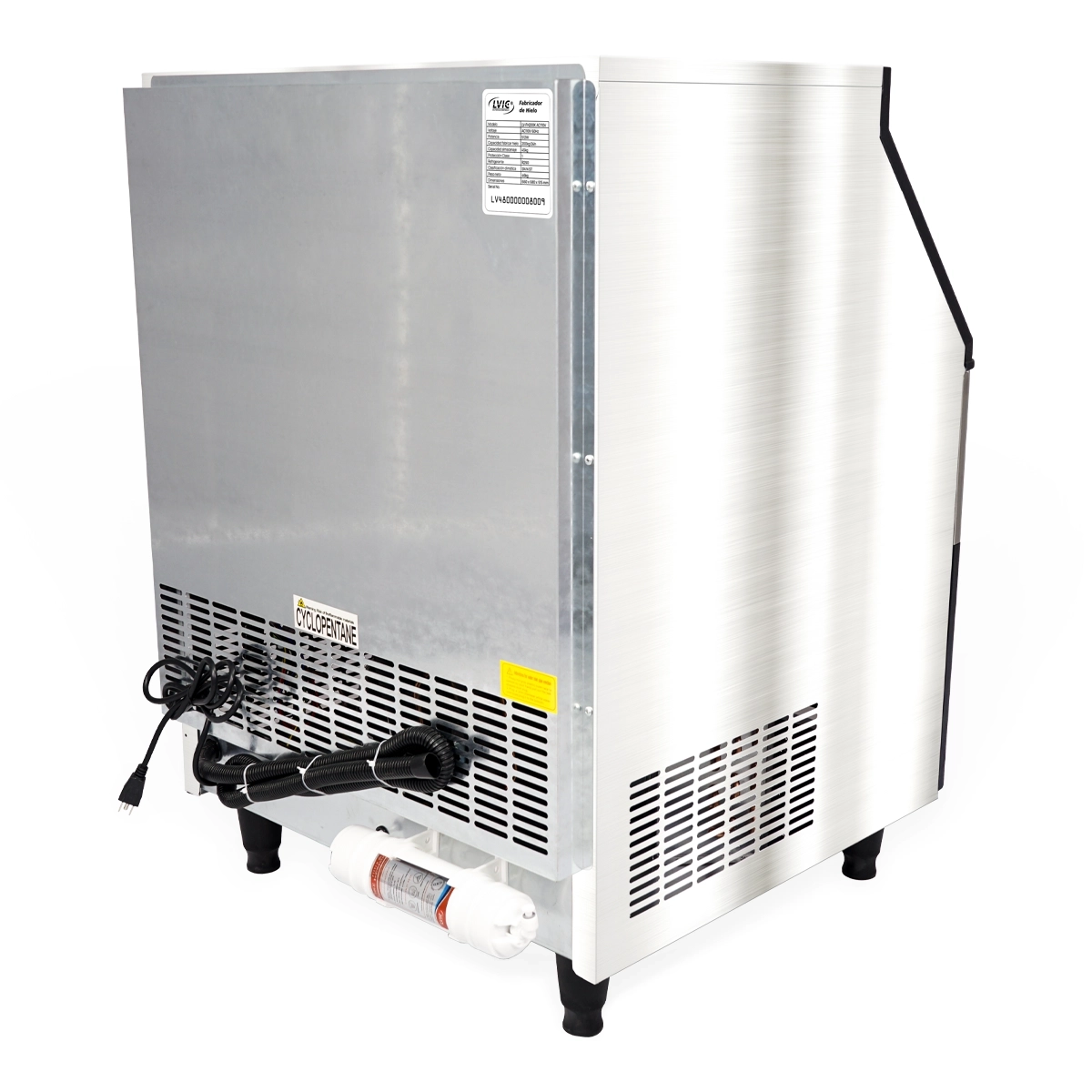 Fabricador de Hielo de 200Kg Mod. LV-FH200K AC110V - Imagen 2