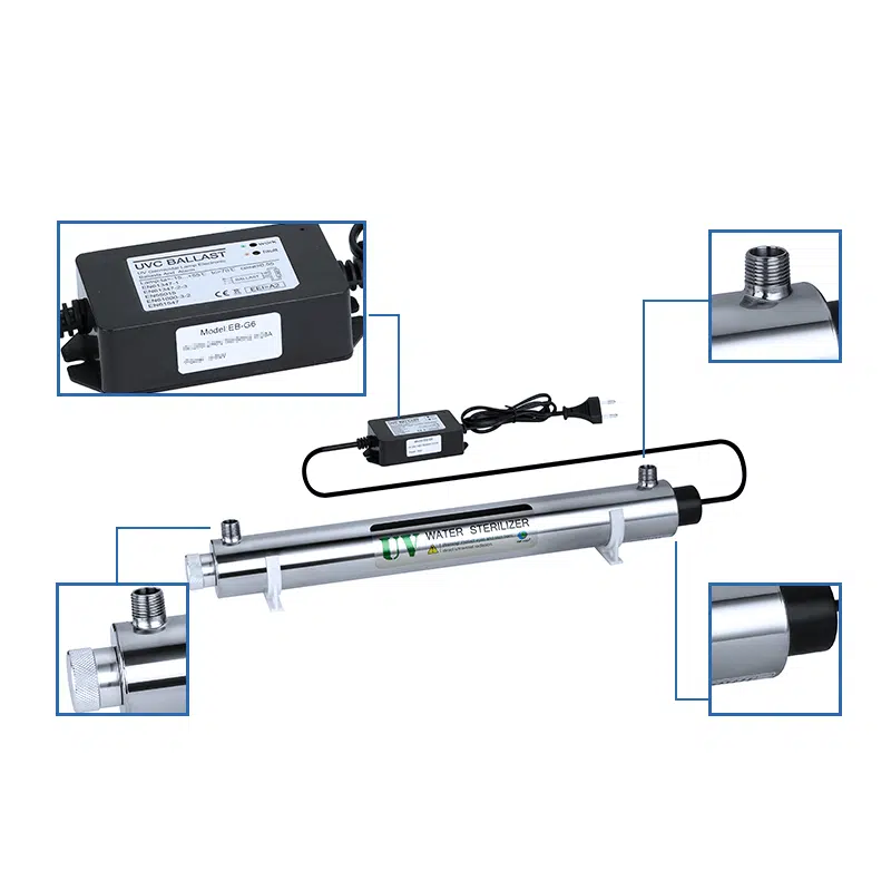 Etapa de Desinfección por Luz UV-C Marca: LVIC Mod. UV25WAC110VT - Imagen 2