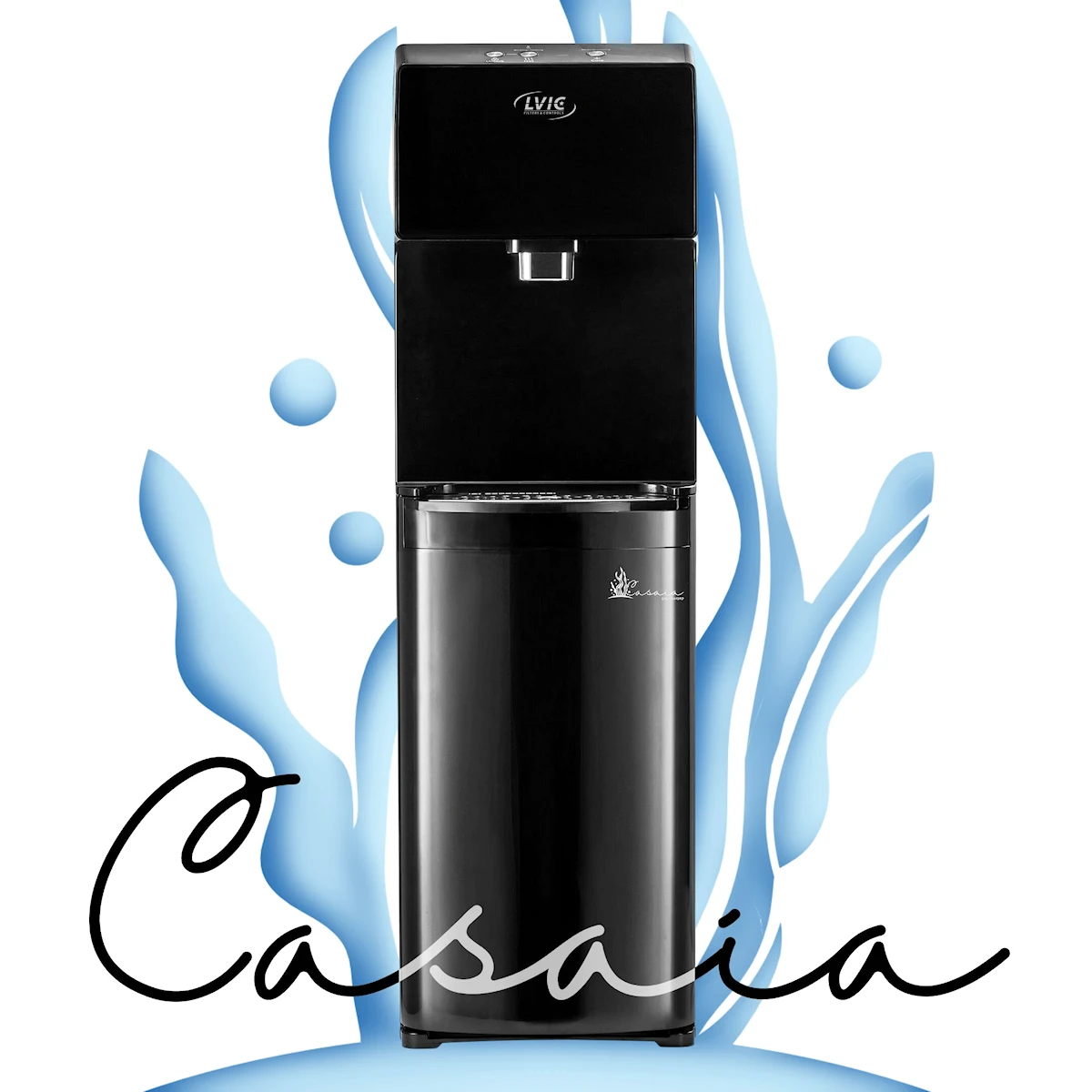 Dispensador Purificador de Agua de 4 etapas con Ósmosis Inversa Marca LVIC Modelo Casaia (LV-DA1844S-RO)