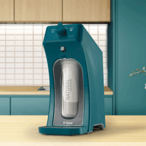 novo-e-due-verde-ambientado-2 Dispensador Purificador de Agua de 3 etapas para Mesa Electrónico Marca IBBL Modelo E-DUE