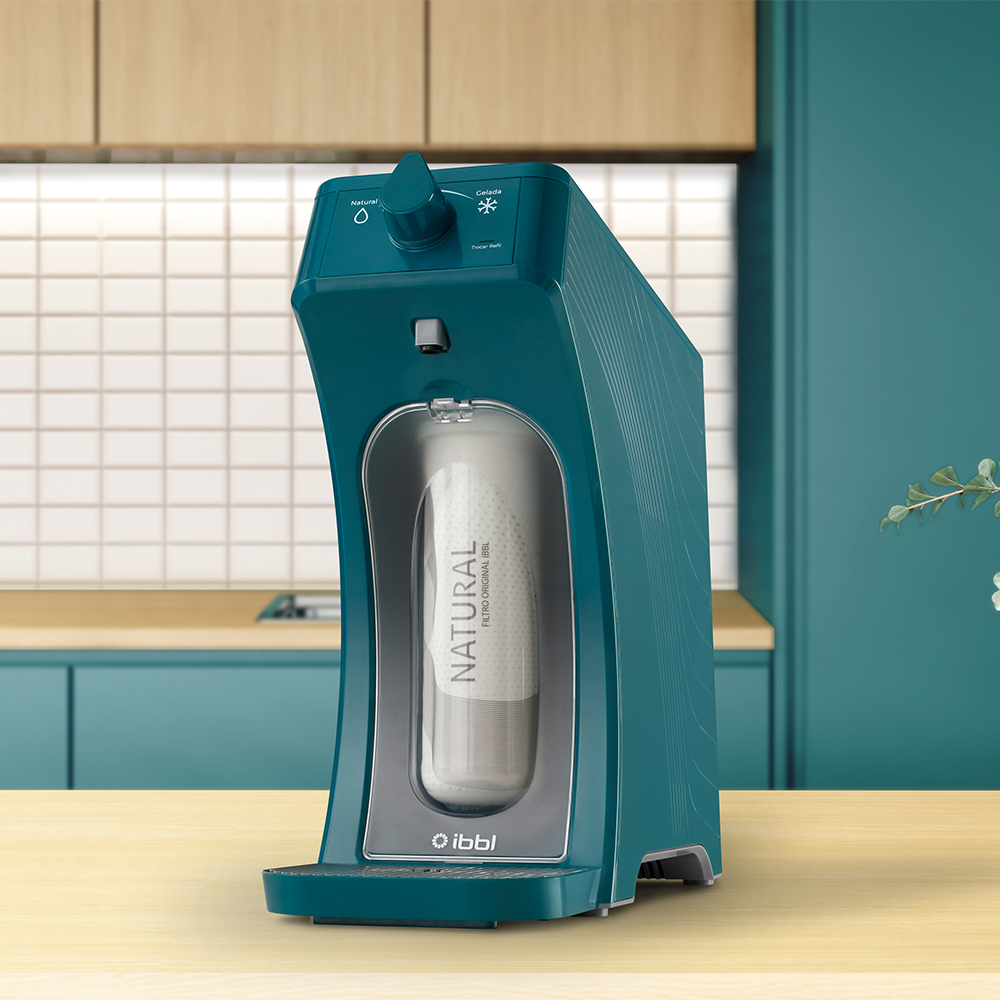 Dispensador Purificador de Agua de 3 etapas para Mesa Electrónico Marca IBBL Modelo E-DUE