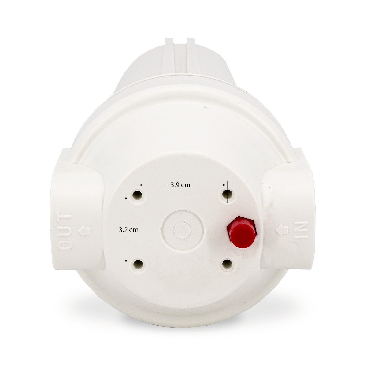 Recipiente blanco (10″) Aquapro conexión: 3/4″ Mod. AEG10WO234 - Imagen 2
