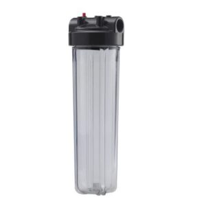 AQF2050C-1-1 Recipiente Big Blue transparente (20″) conexión: 1″ Aquapro Mod. AQF2050CK1