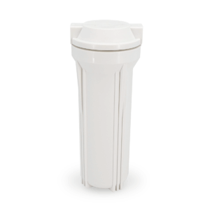 Recipiente blanco para cartucho 10″ LVIC Mod. LVAEG10W14